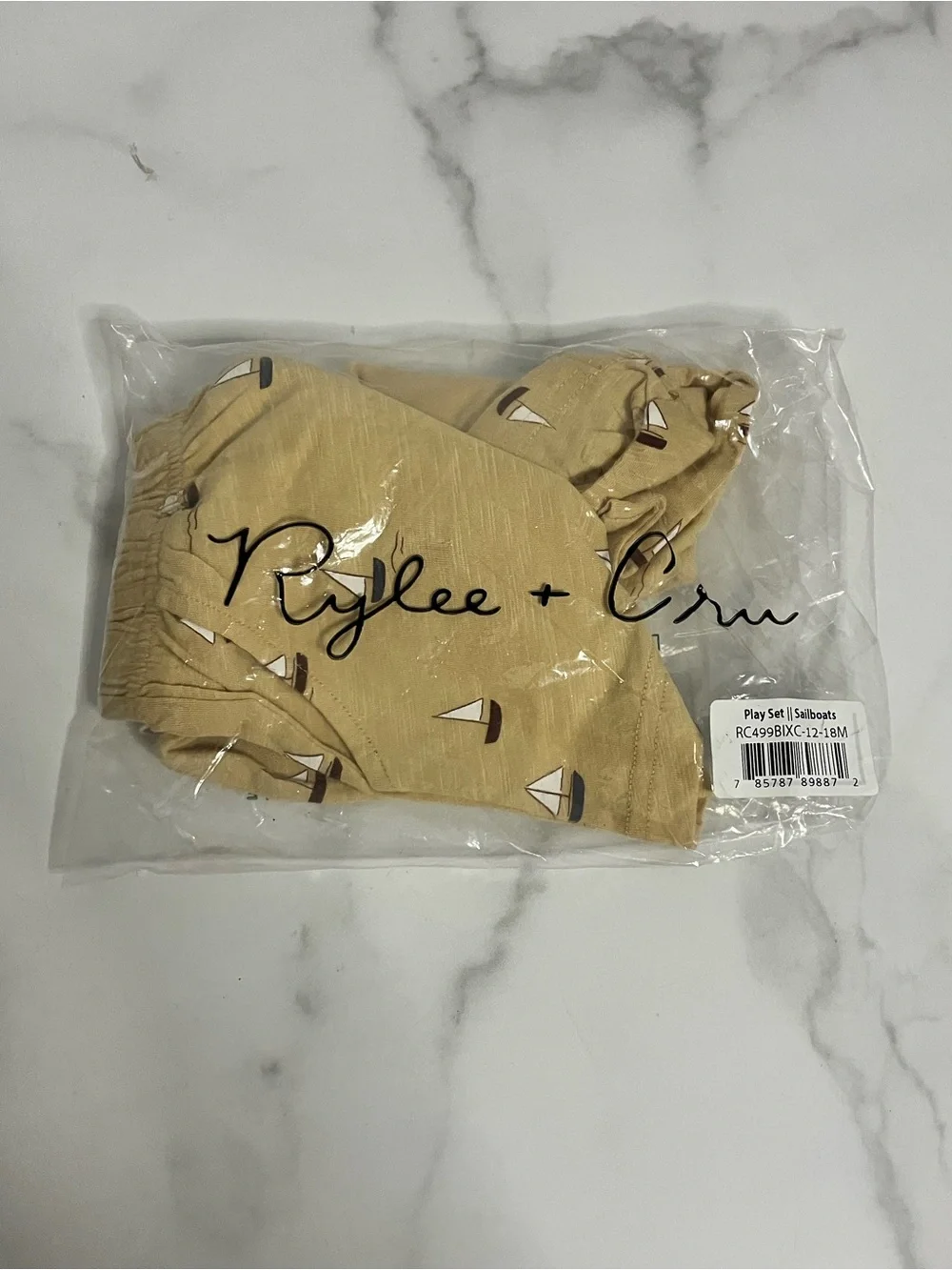 New Rylee + Cru Playset in Sailboats Size 12-18 months